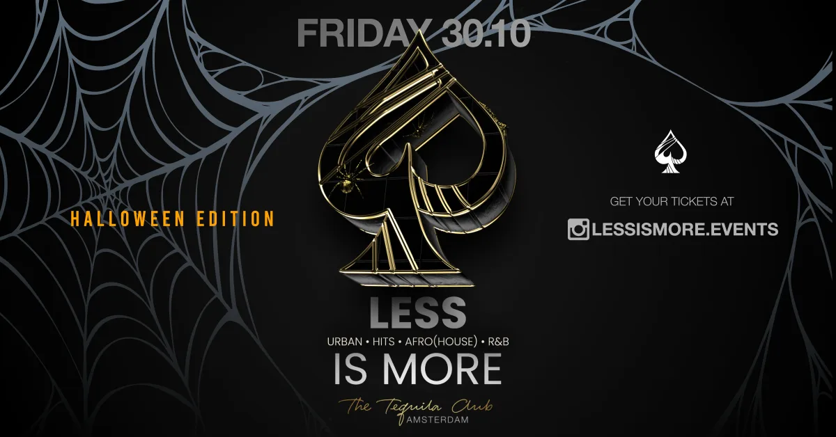 Less is More| Halloween Edition 