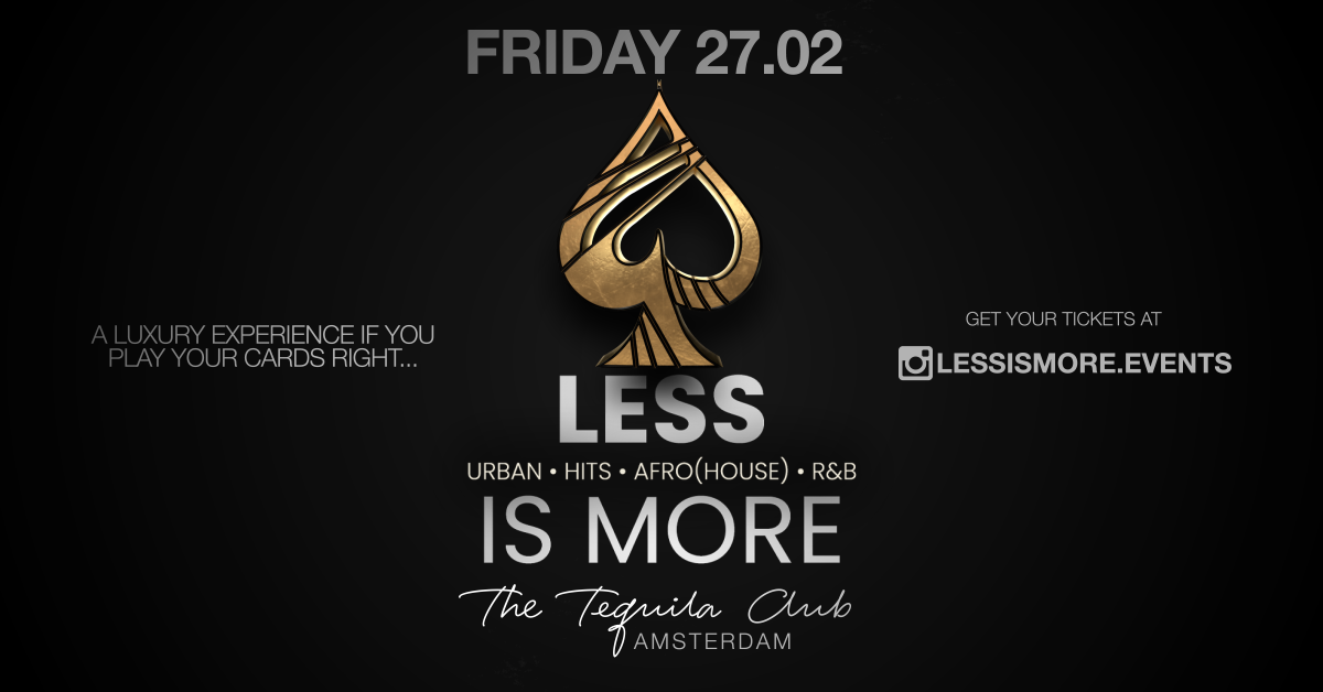 Less Is More 